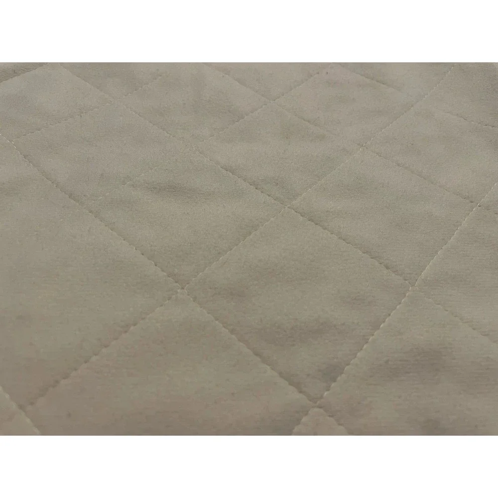 Two Cream Quilted Changing Table Pad Liners